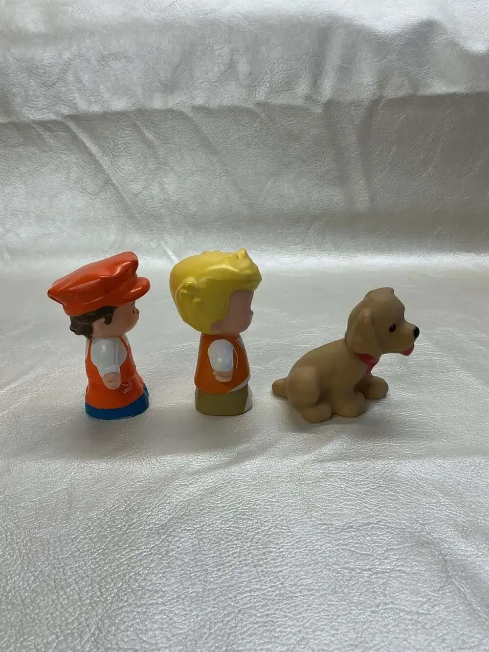 Fisher-Price Little People Eddie Figure Set with Worker and Puppy